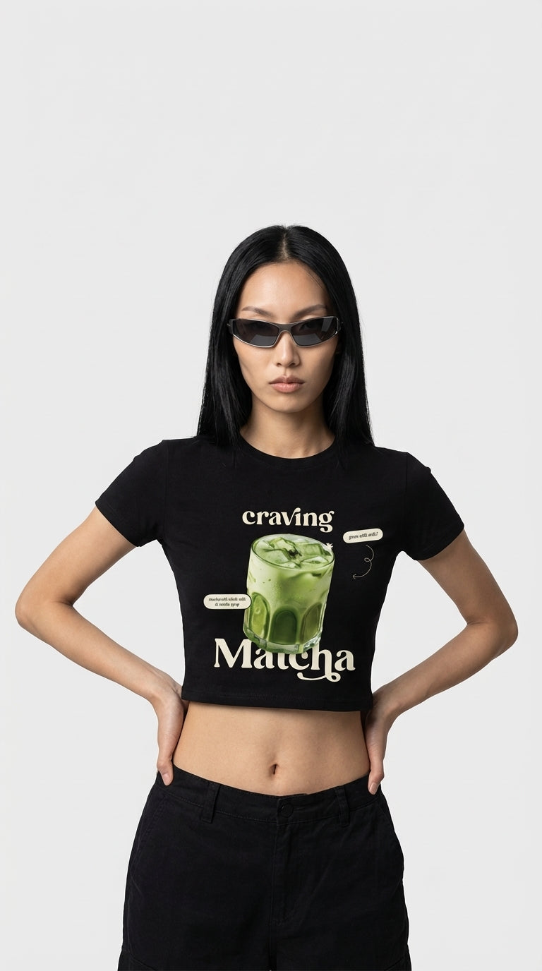 Craving Matcha Crop T-Shirt