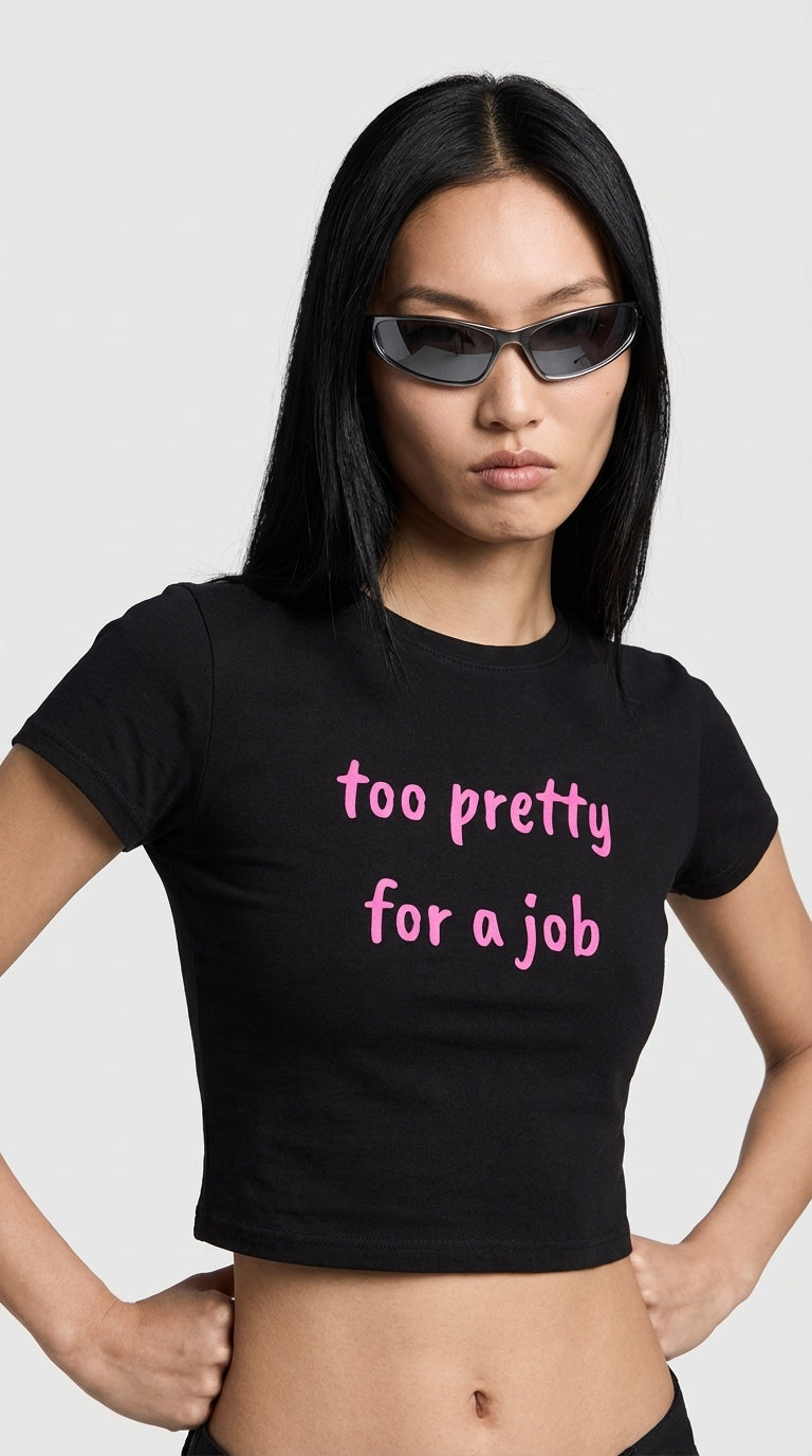 Too Pretty Crop T-Shirt