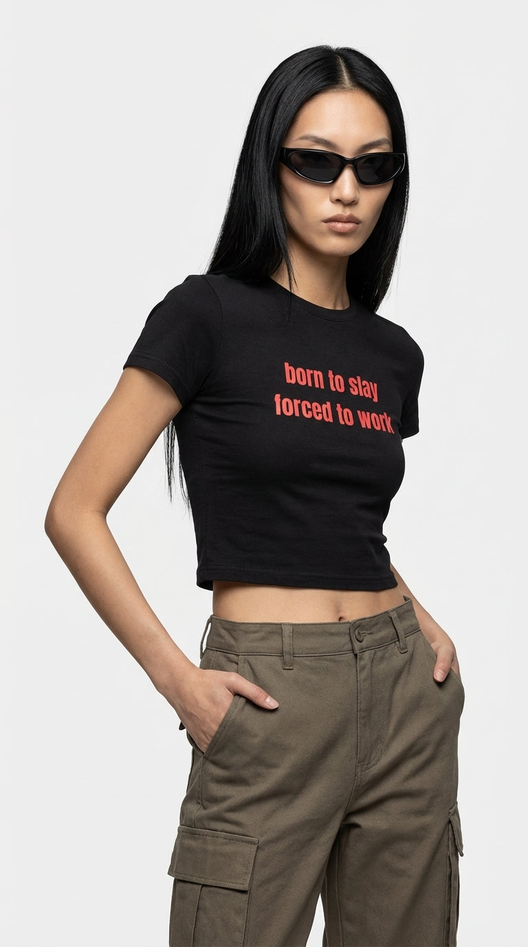Slay Mode Crop T-Shirt