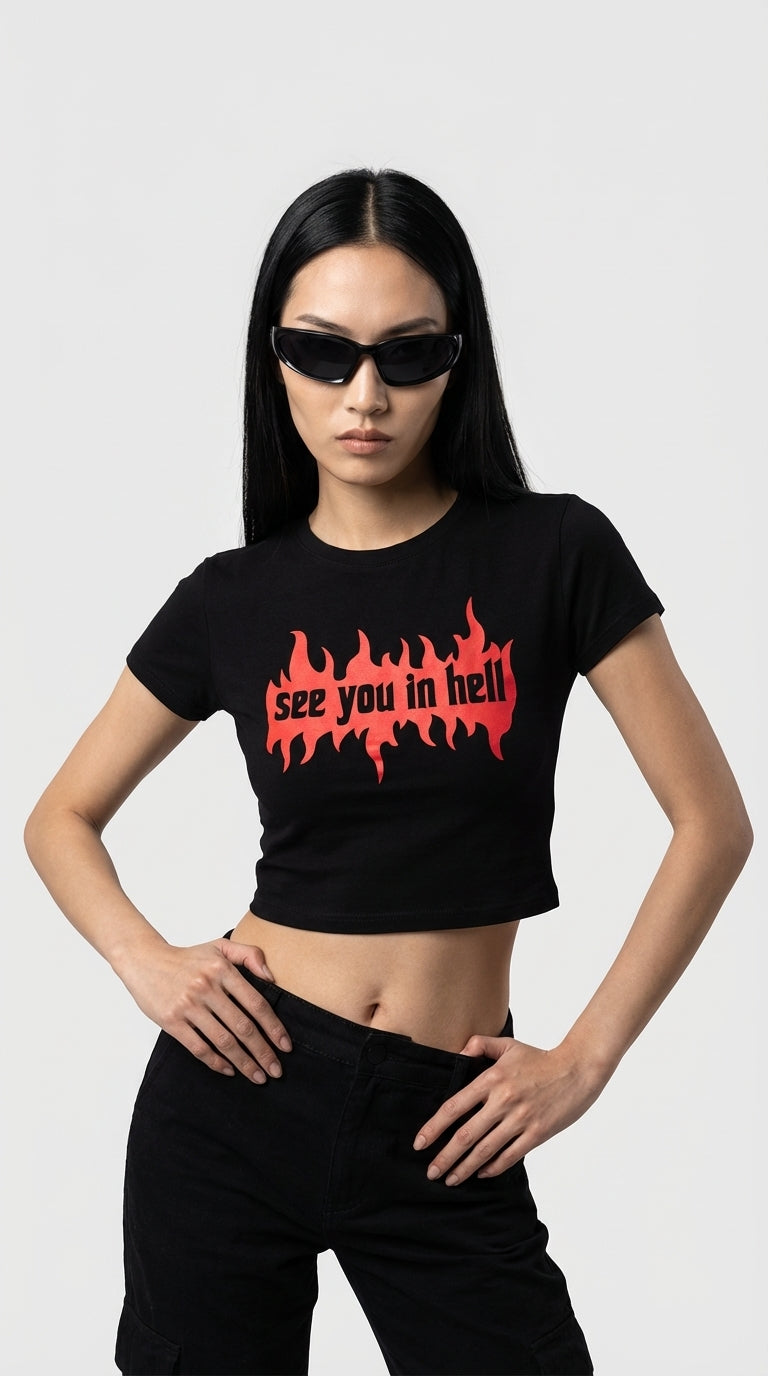 Hellfire Crop T-Shirt