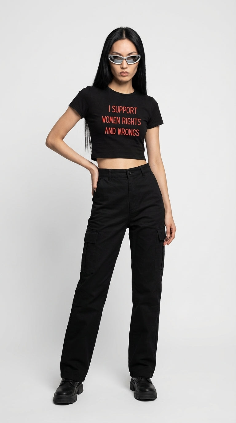 Support All Women Crop T-Shirt