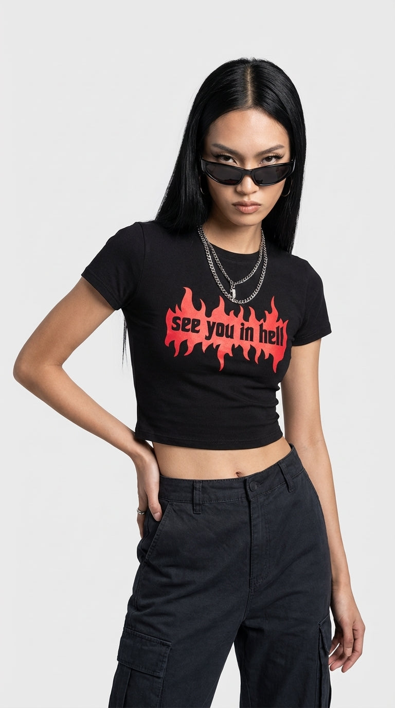 Hellfire Crop T-Shirt