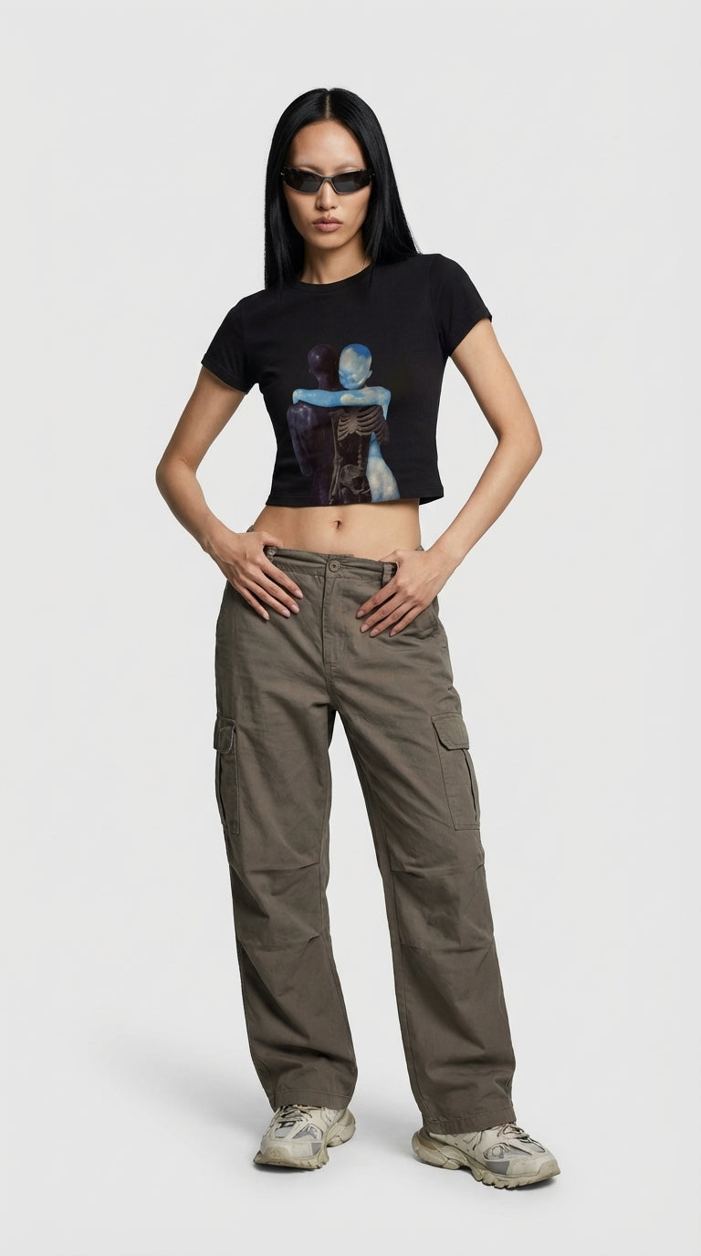 Ethereal Embrace Crop T-Shirt