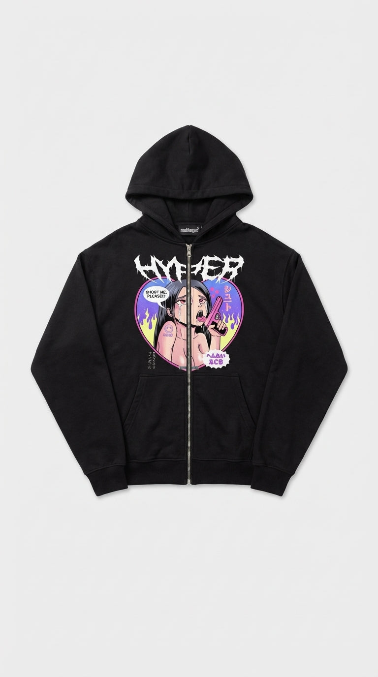 Shoot Me Zip Hoodie
