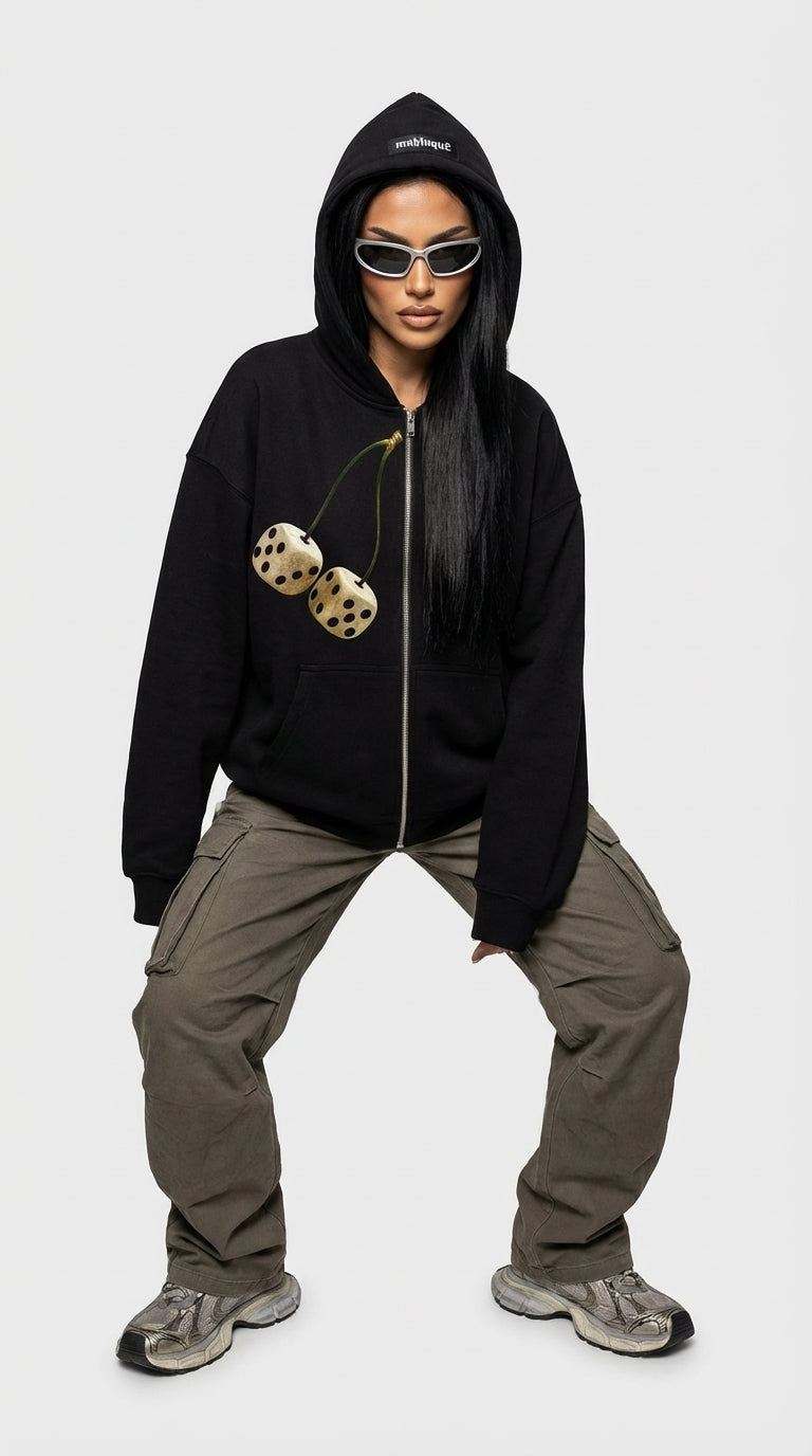 Lucky Pair Zip Hoodie