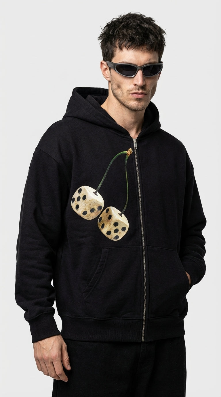 Lucky Pair Zip Hoodie