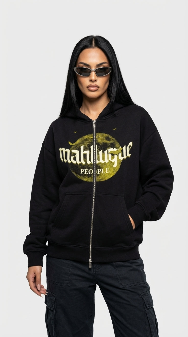 Mahluque People Zip Hoodie