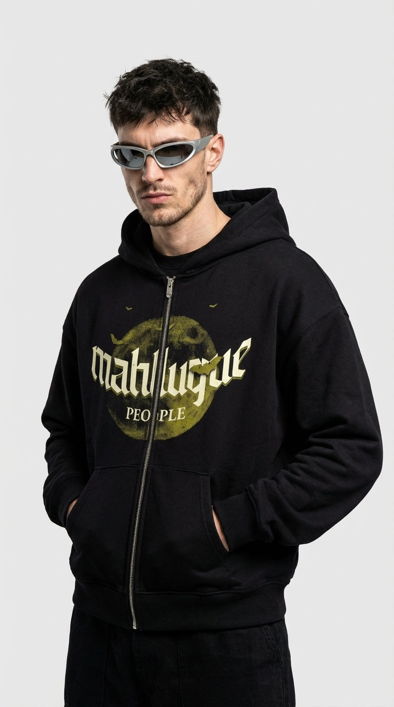 Mahluque People Zip Hoodie
