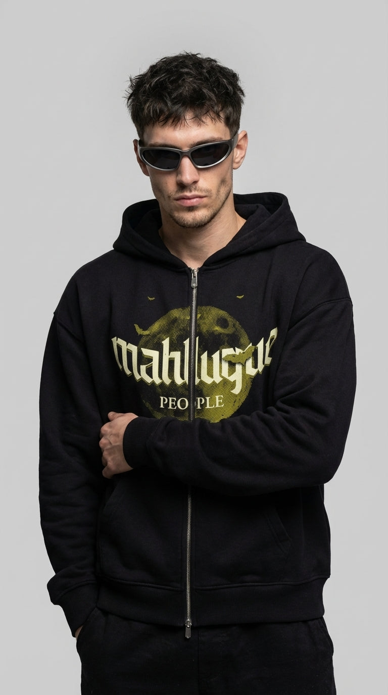 Mahluque People Zip Hoodie