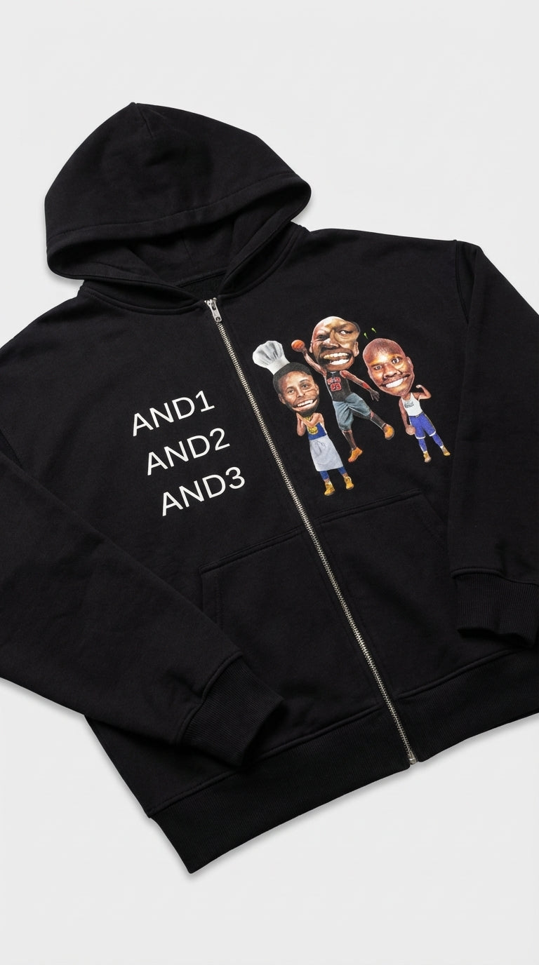 And Zip Up Hoodie