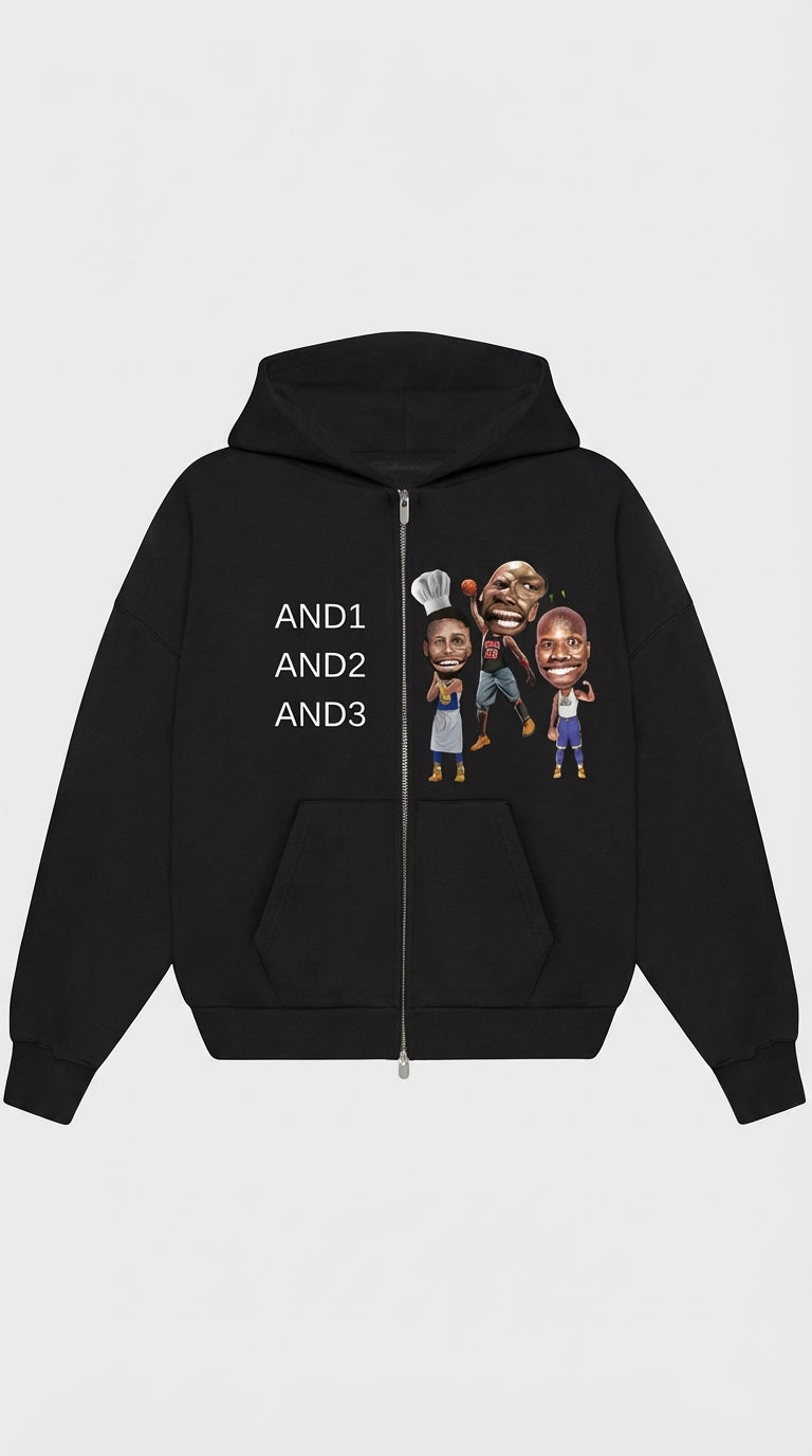 And Zip Up Hoodie