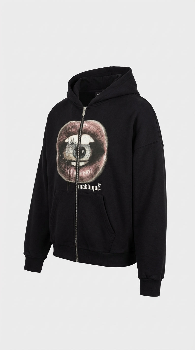 Eye Contact Zip Hoodie