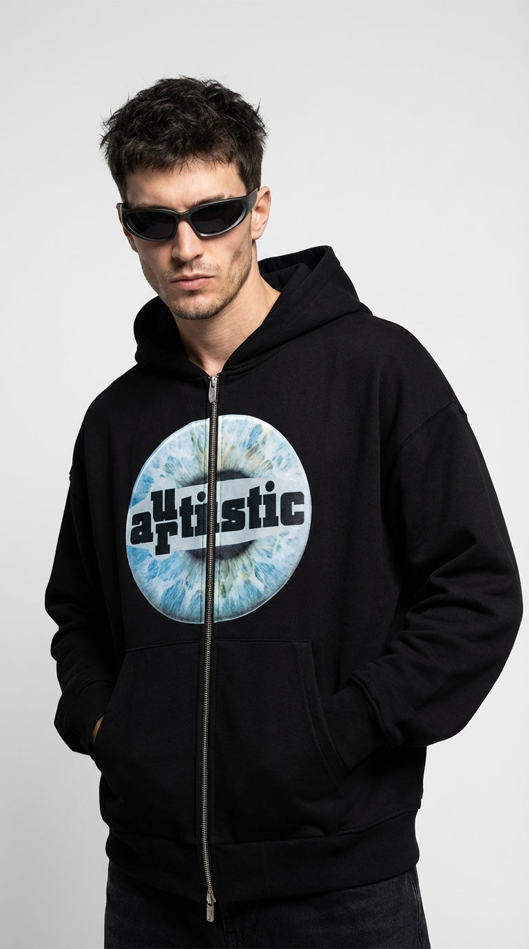 Artistic Eye Zip Hoodie