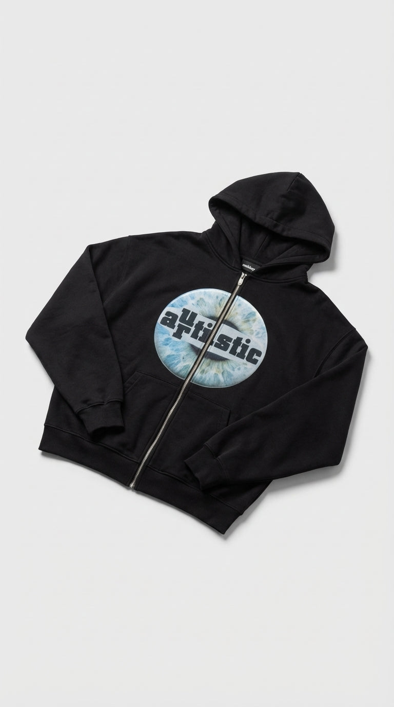 Artistic Eye Zip Hoodie