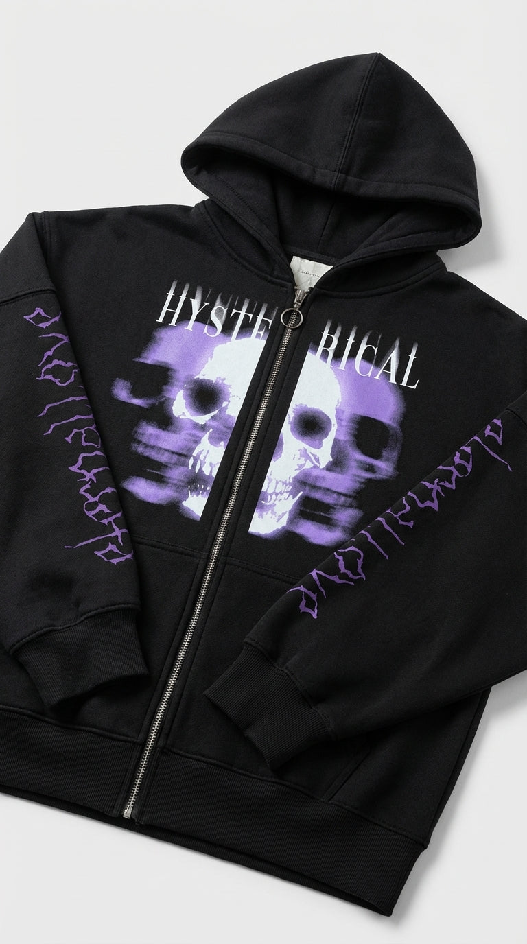 Hysterical Unisex Zip-Up Hoodie