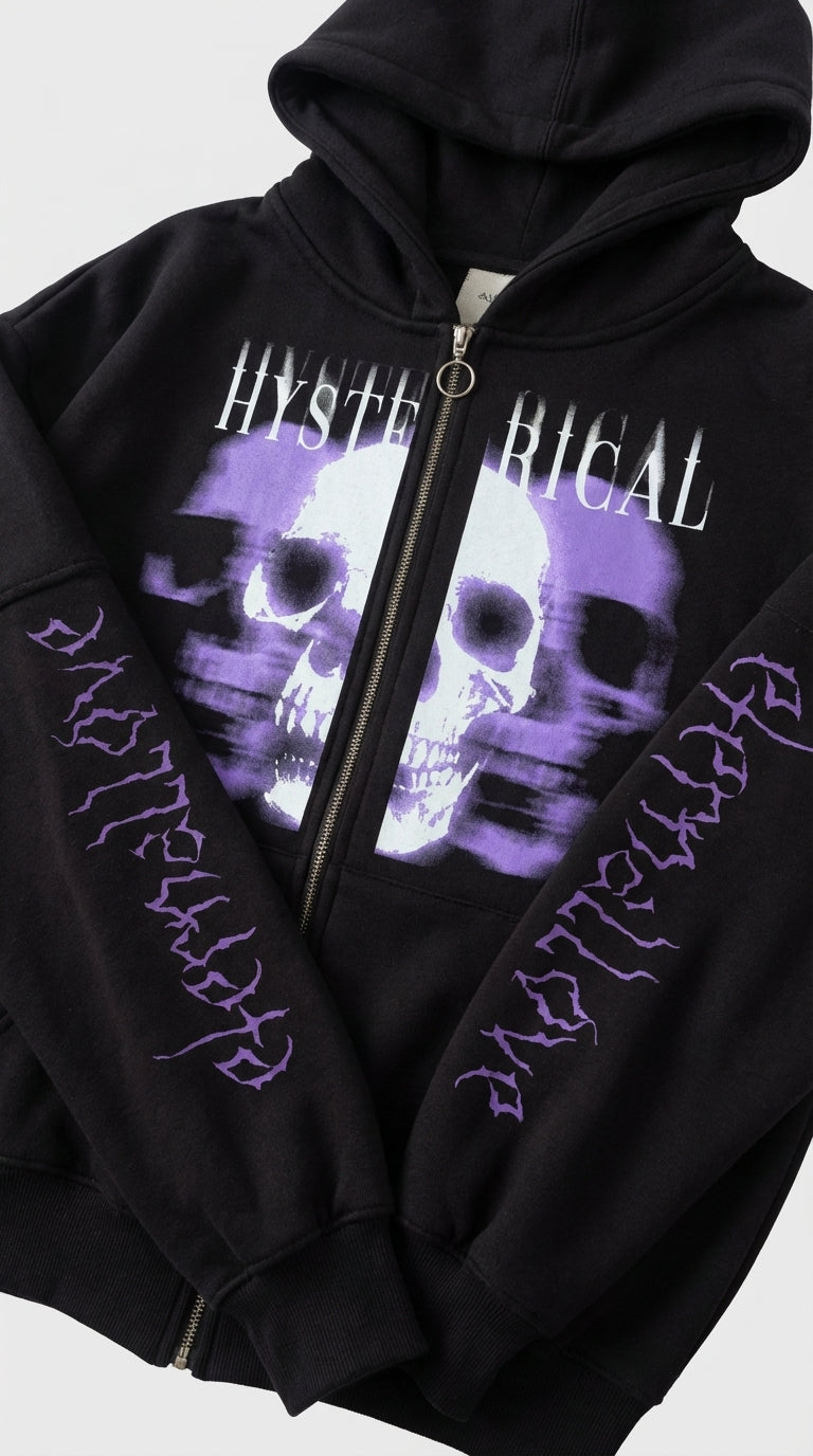 Hysterical Unisex Zip-Up Hoodie