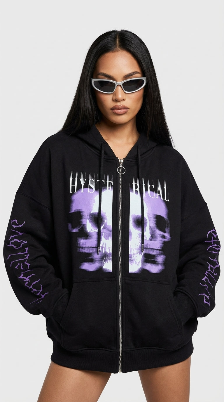Hysterical Unisex Zip-Up Hoodie