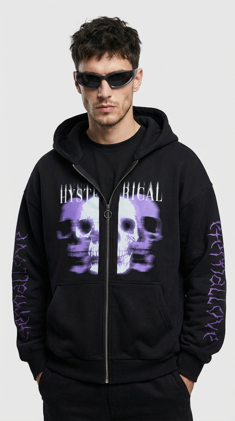 Hysterical Unisex Zip-Up Hoodie
