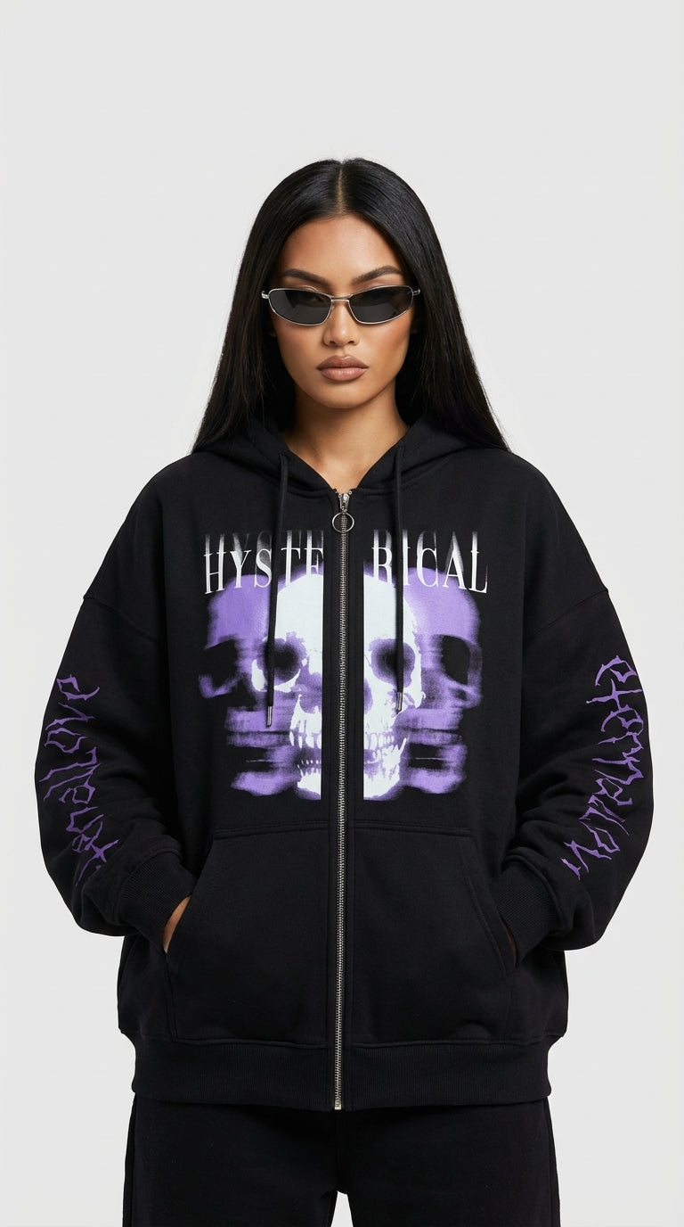 Hysterical Unisex Zip-Up Hoodie