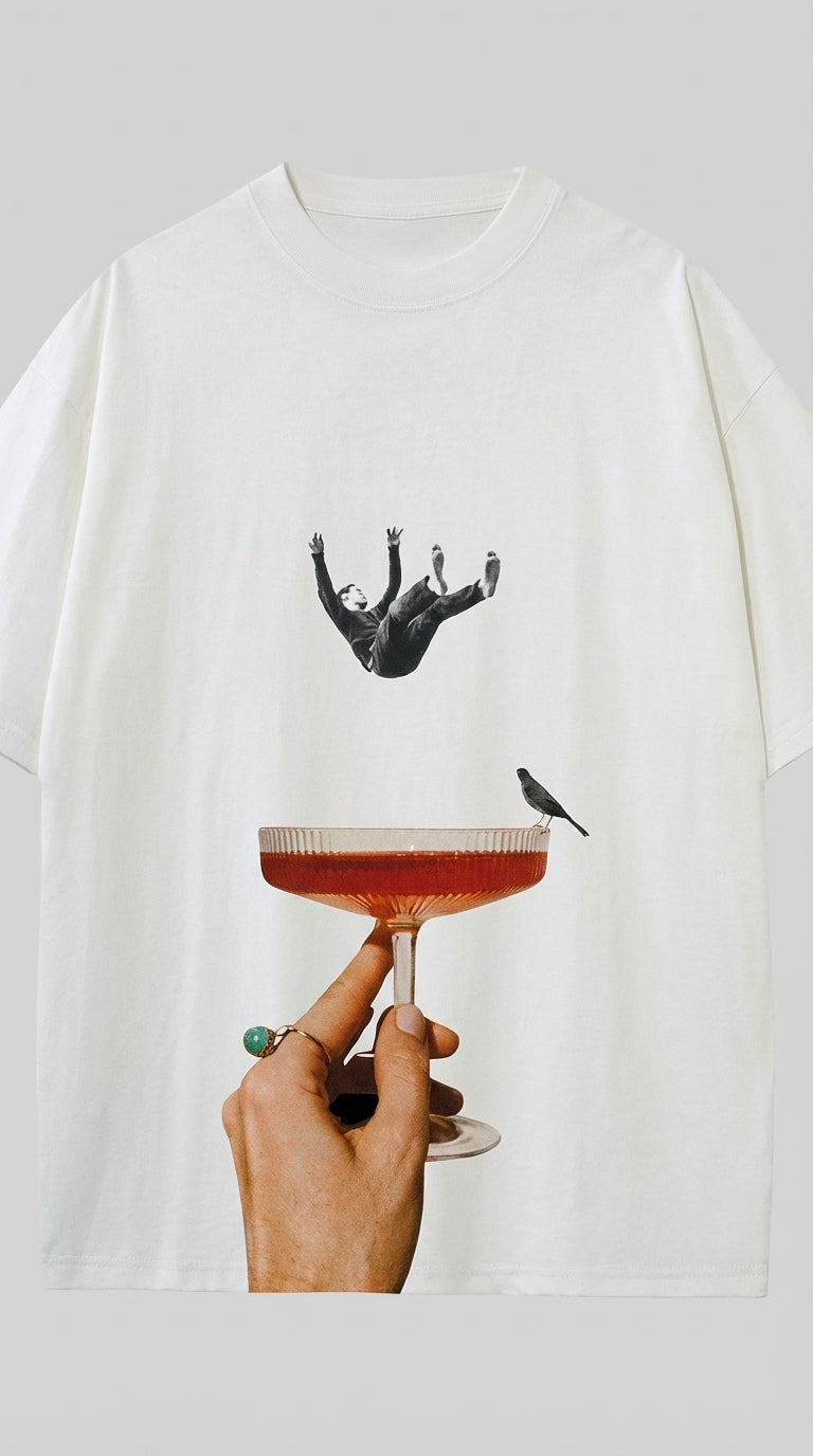 Human Flavor Oversize White T-Shirt