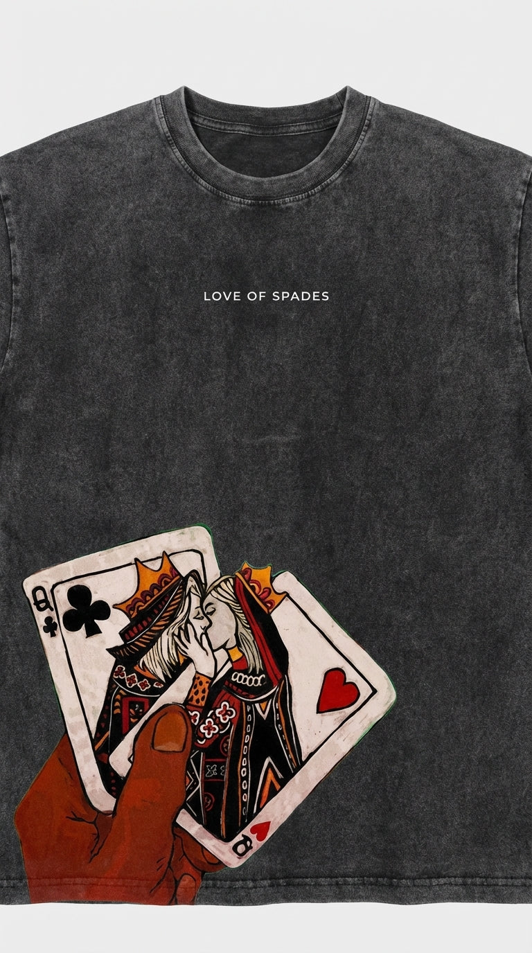 Love of Spades Oversized Tee