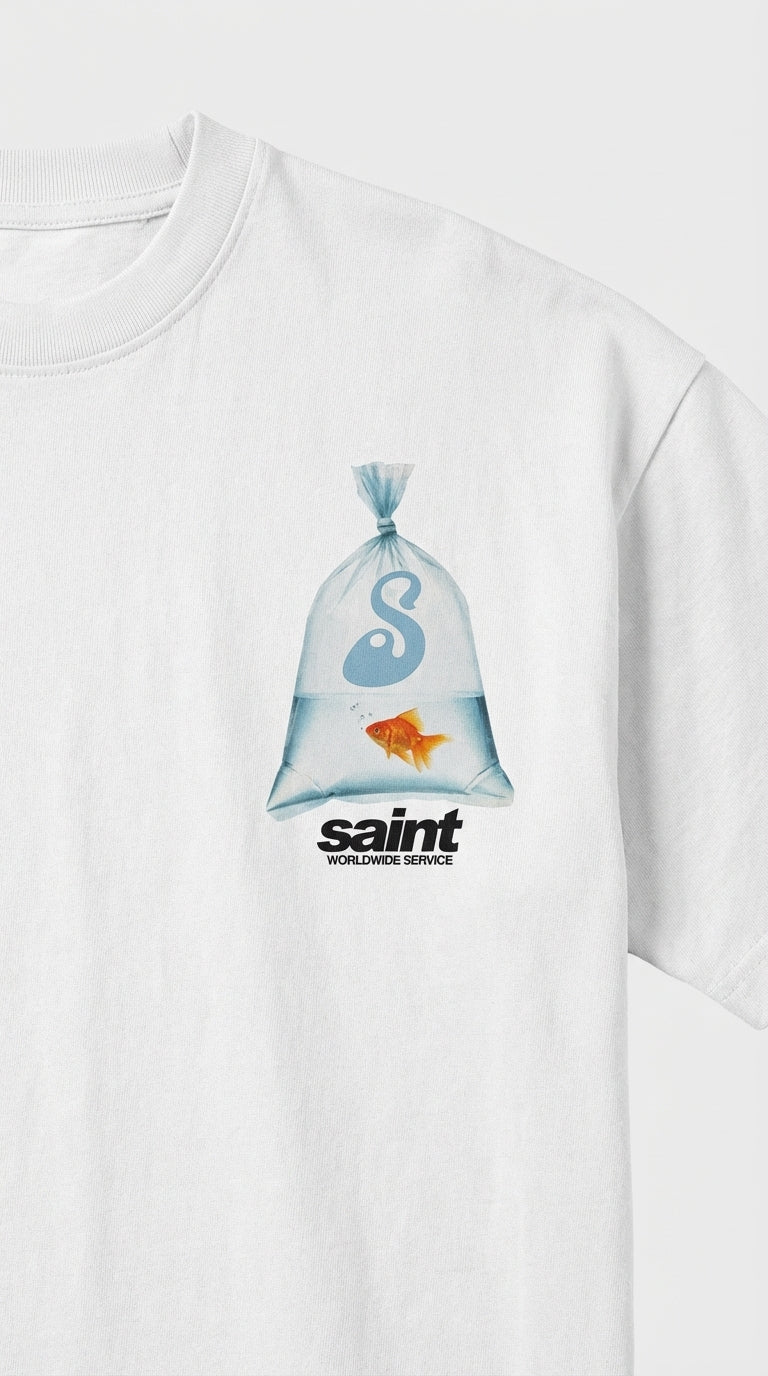 S Fish Oversized Tee