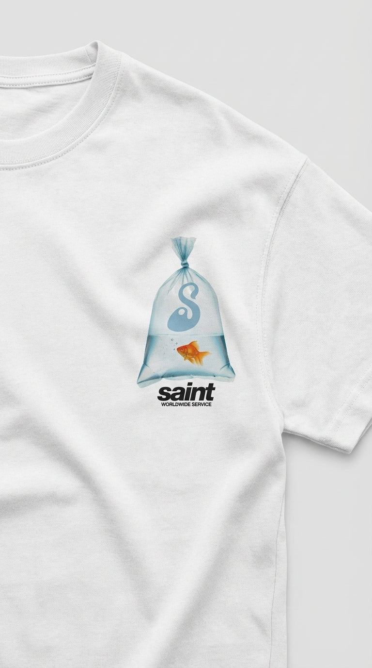 S Fish Oversized Tee