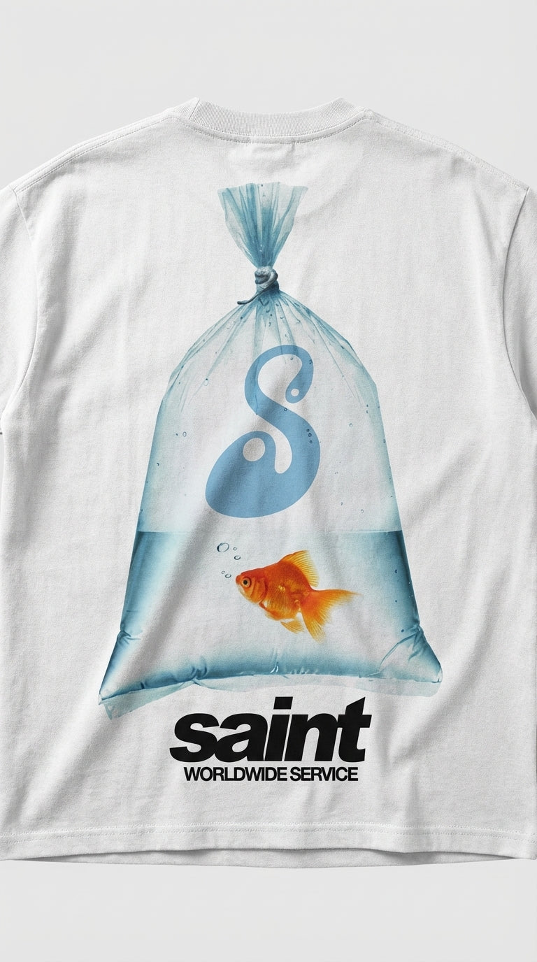 S Fish Oversized Tee