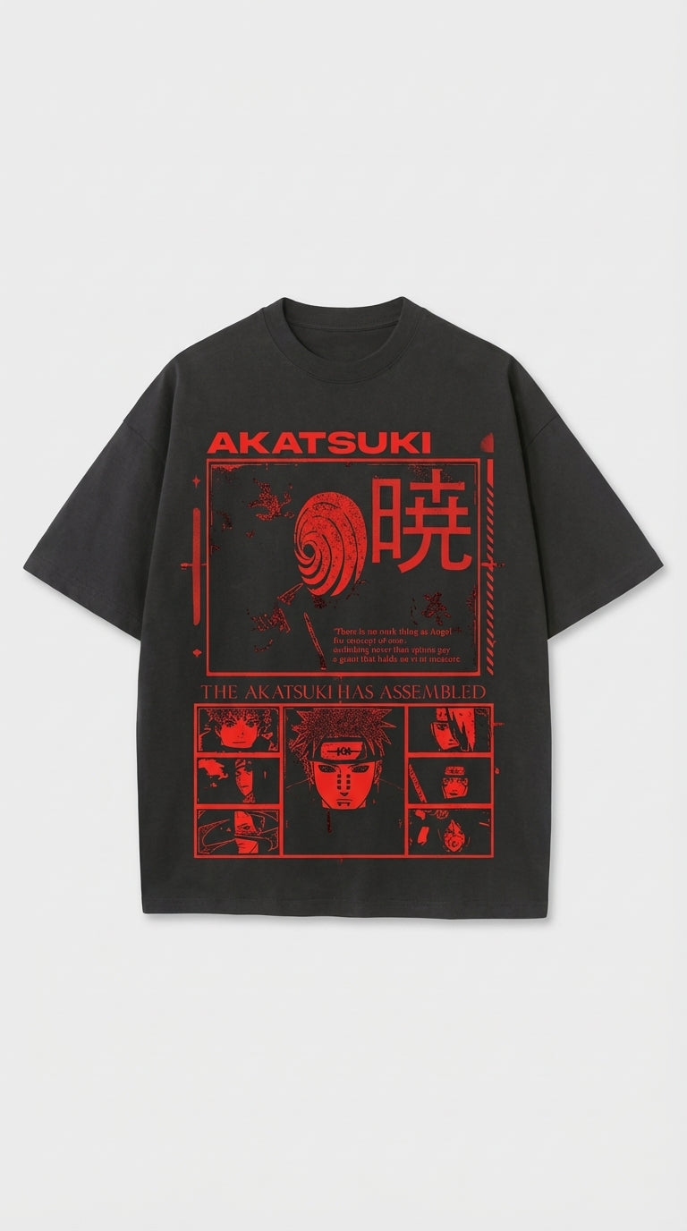 Akatsuki Clan Oversized T-Shirt