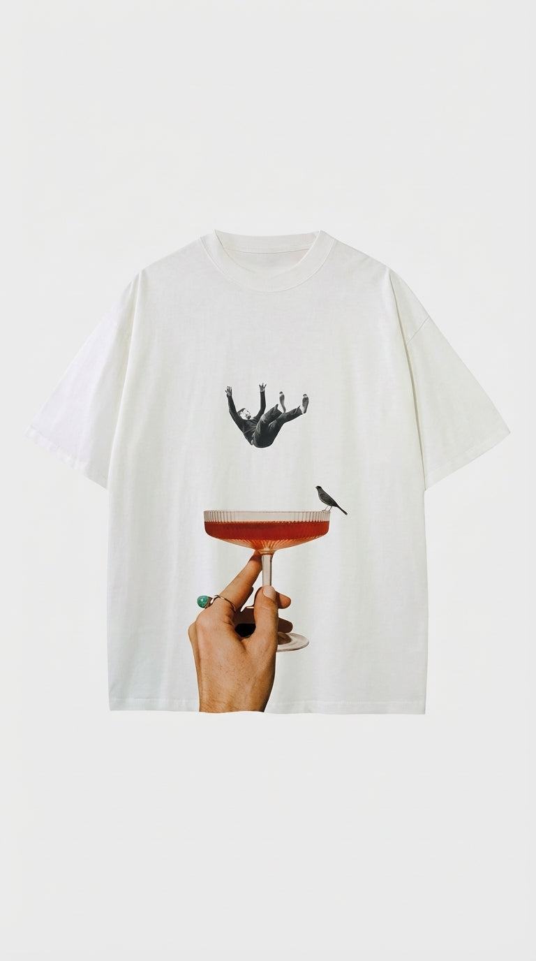 Human Flavor Oversize White T-Shirt