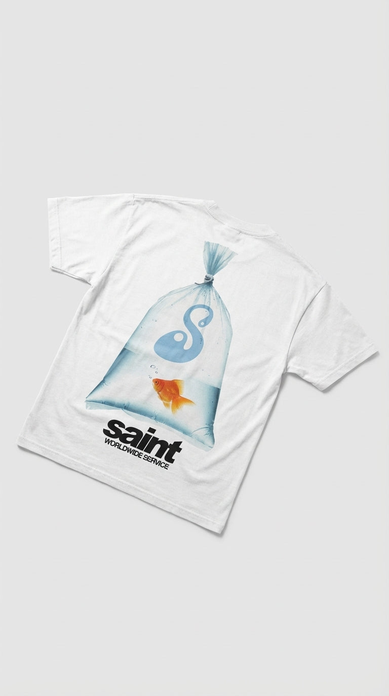 S Fish Oversized Tee