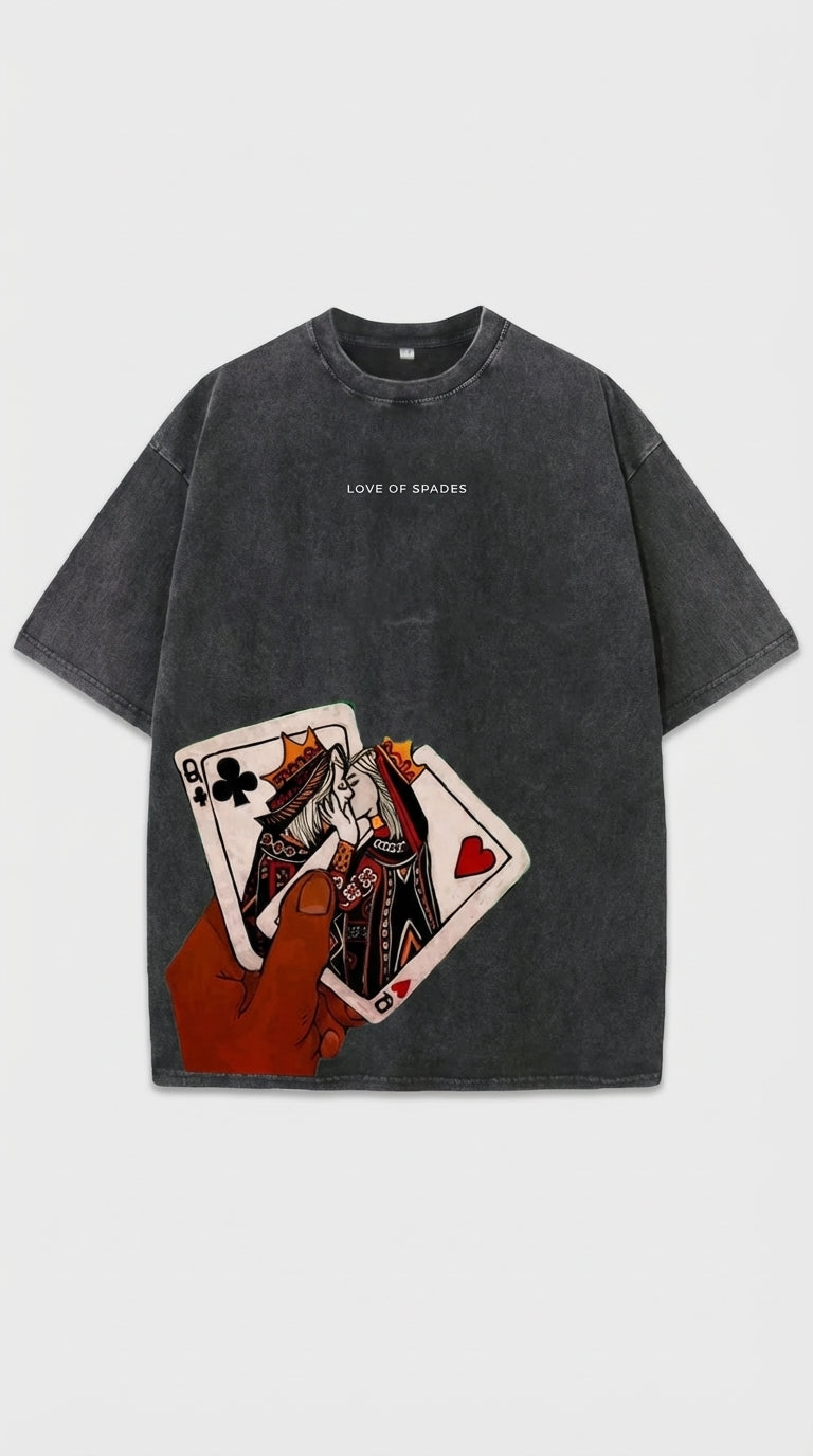 Love of Spades Oversized Tee