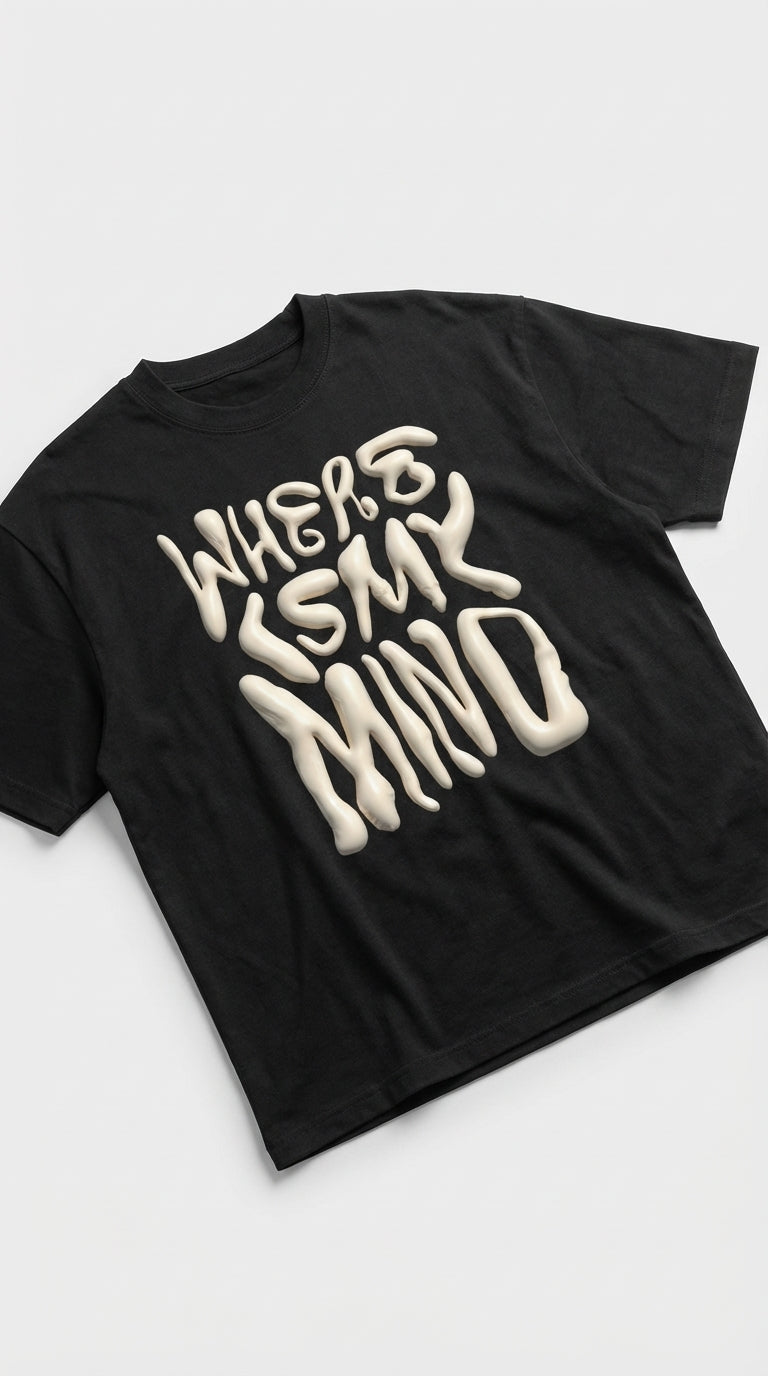 Puffy Blacked Oversized T-Shirt