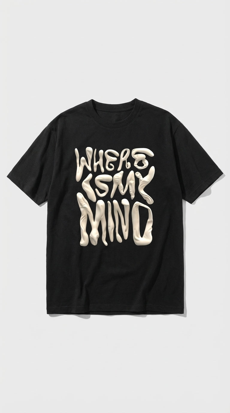 Puffy Blacked Oversized T-Shirt