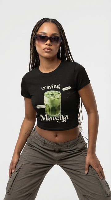 Craving Matcha Crop T-Shirt
