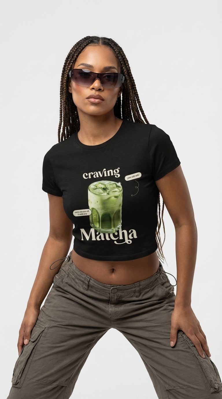 Craving Matcha Crop T-Shirt