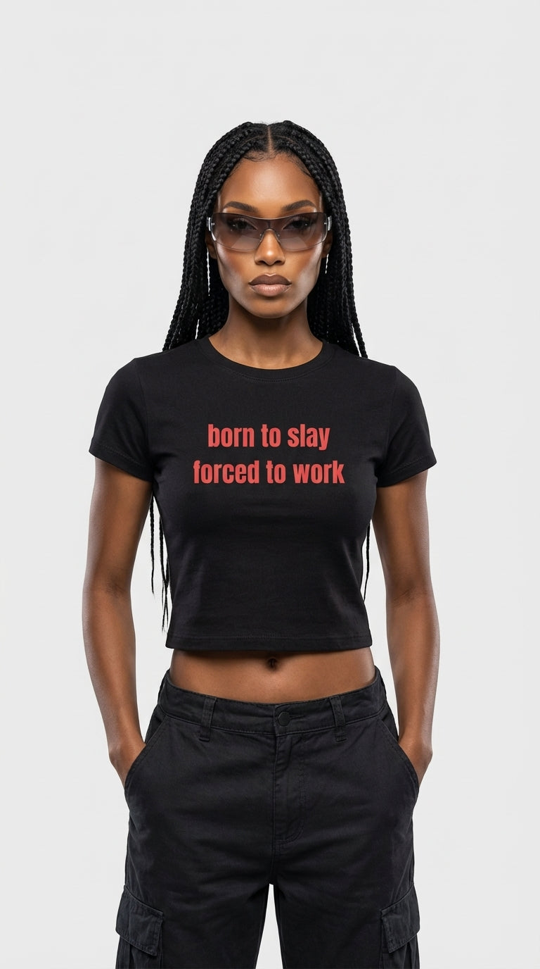 Slay Mode Crop T-Shirt