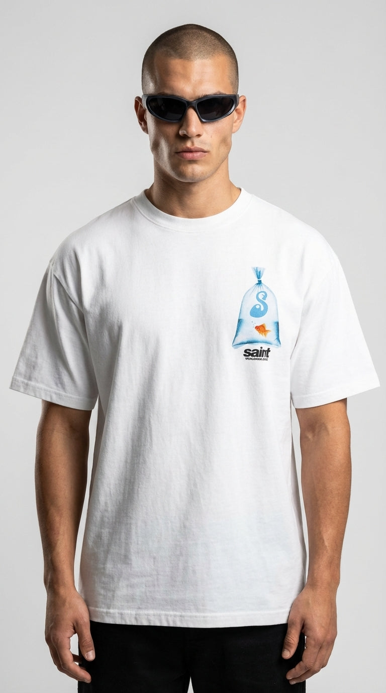 S Fish Oversized Tee