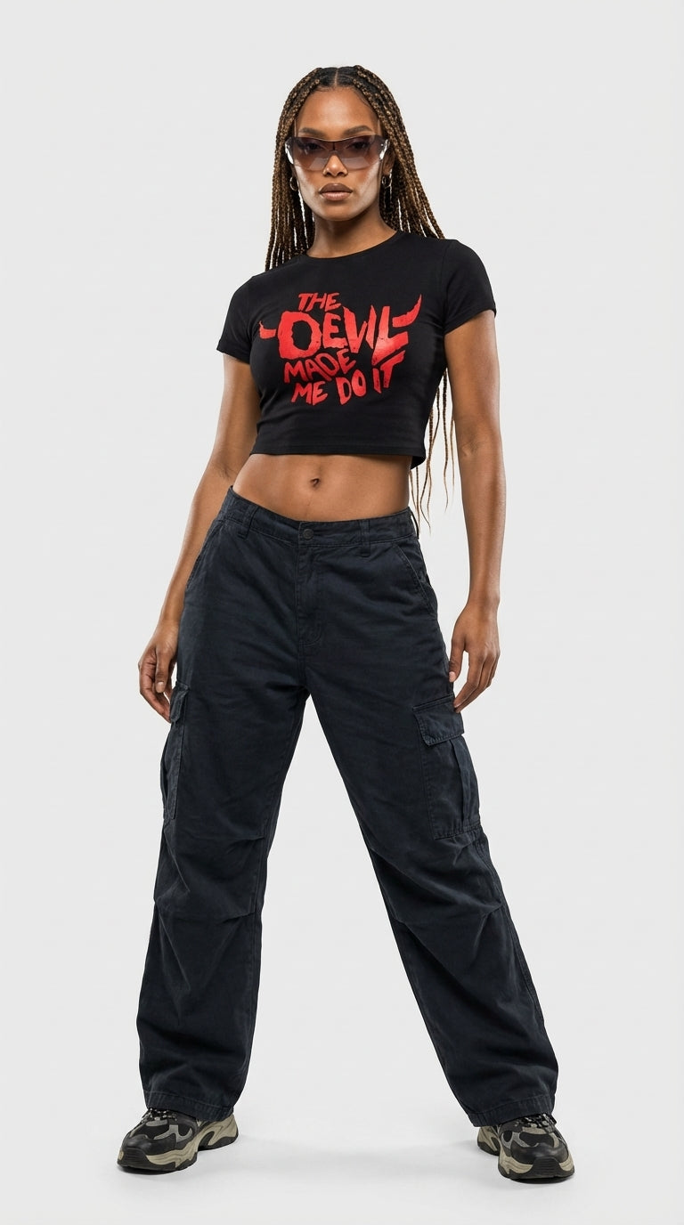 Devil Inside Crop T-Shirt