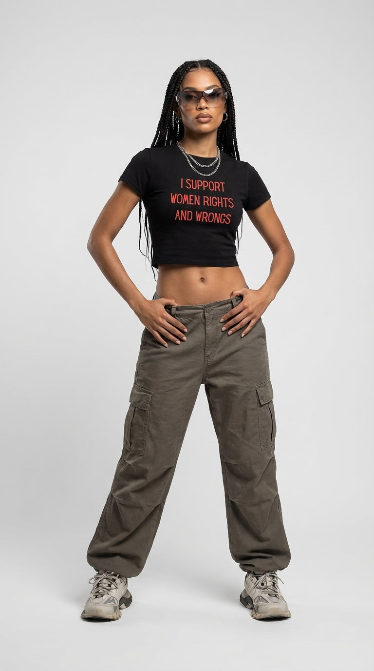 Support All Women Crop T-Shirt