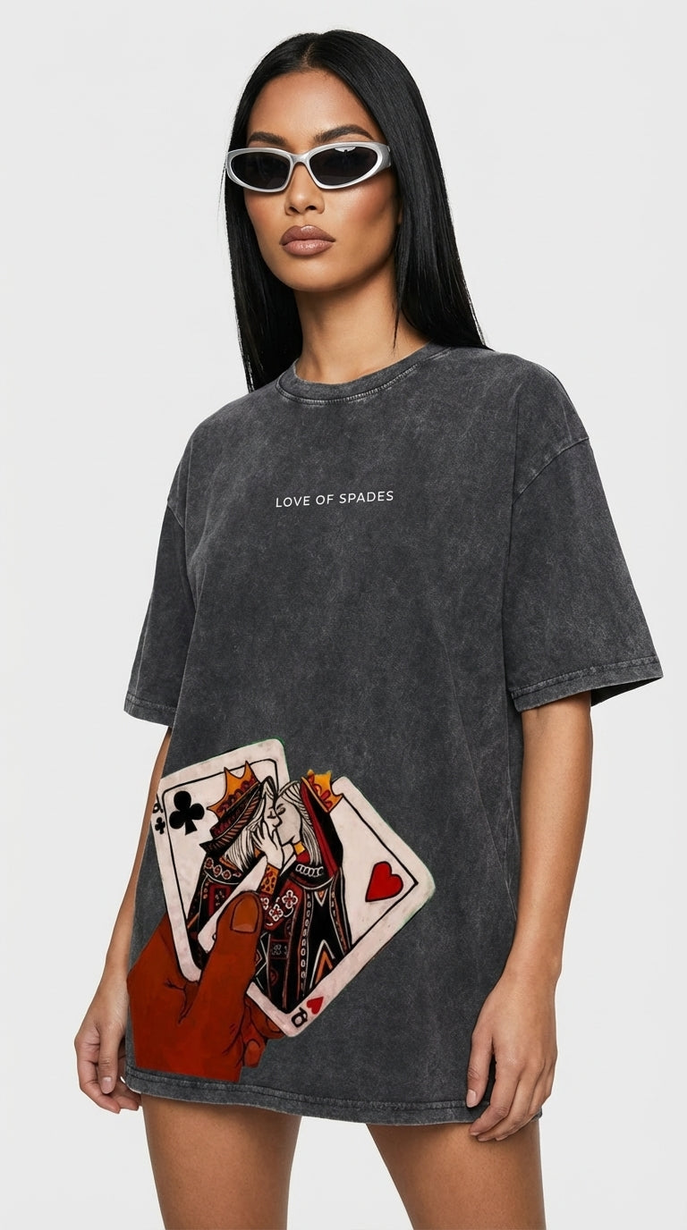 Love of Spades Oversized Tee