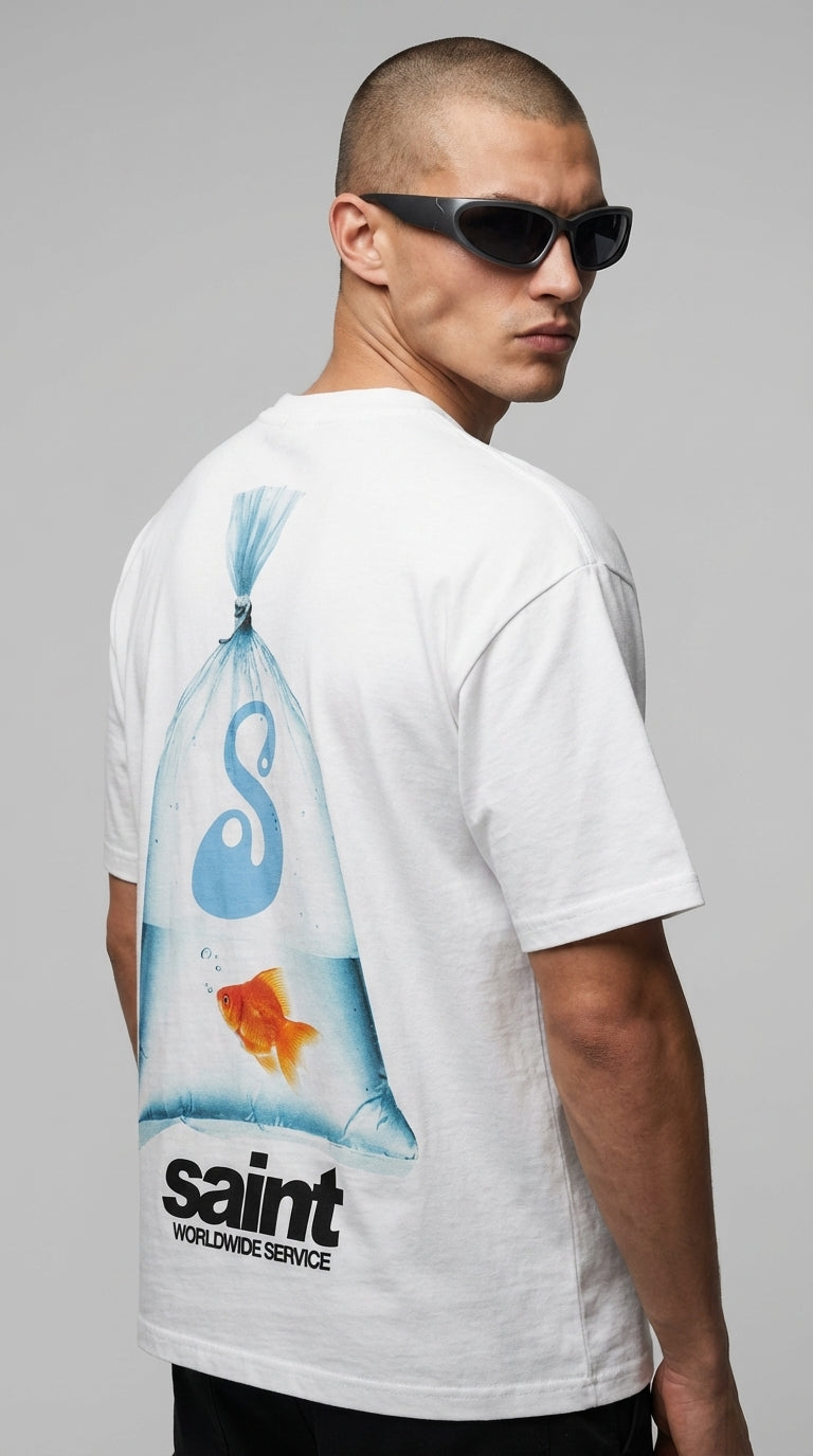 S Fish Oversized Tee