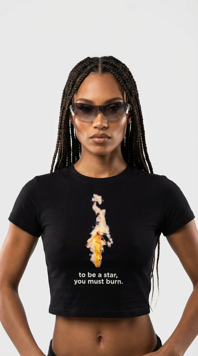 Burn Bright Crop T-Shirt