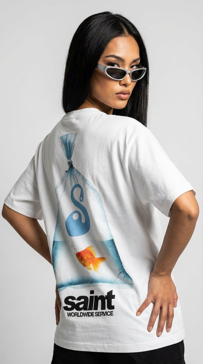 S Fish Oversized Tee