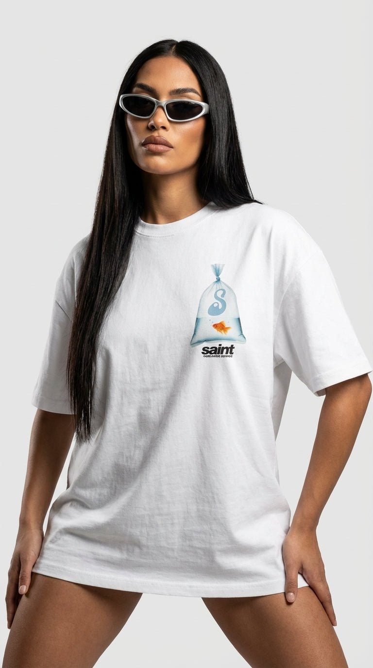 S Fish Oversized Tee