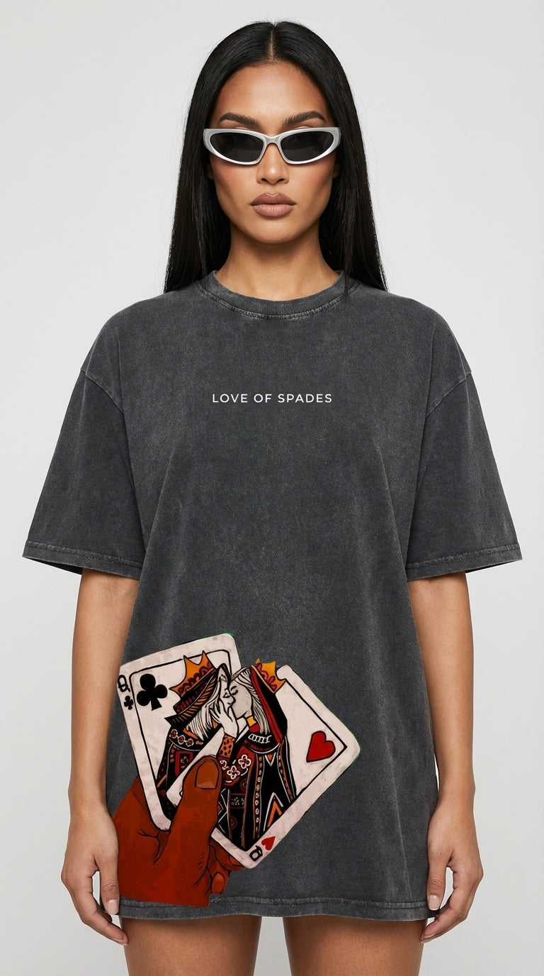 Love of Spades Oversized Tee