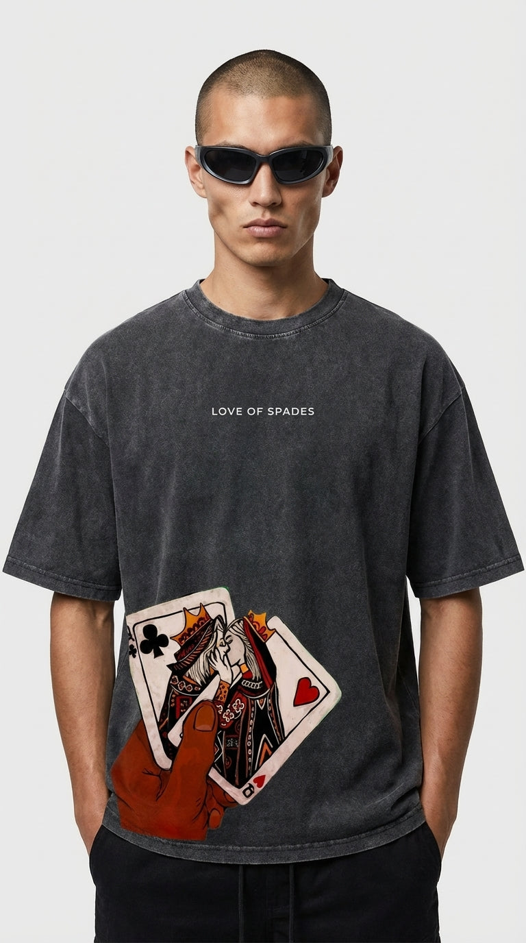 Love of Spades Oversized Tee