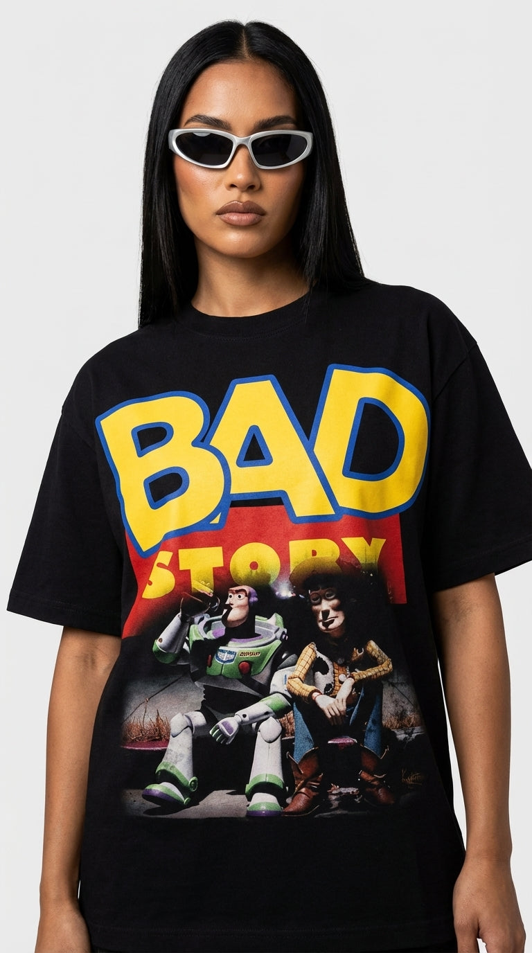 Bad Story Oversized Tee – Mahluque