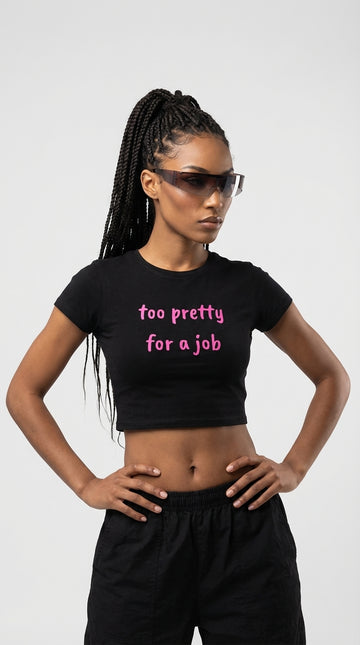 Too Pretty Crop T-Shirt