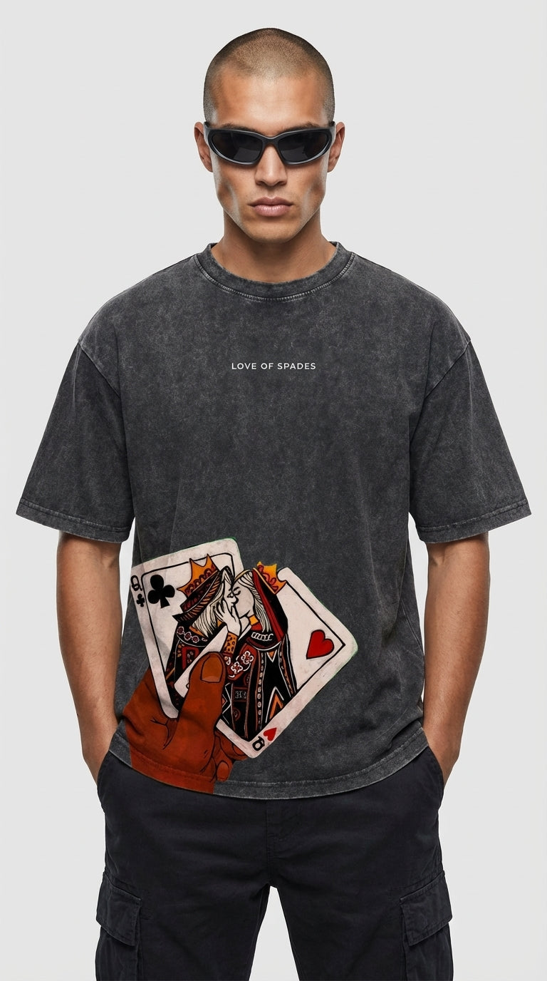 Love of Spades Oversized Tee